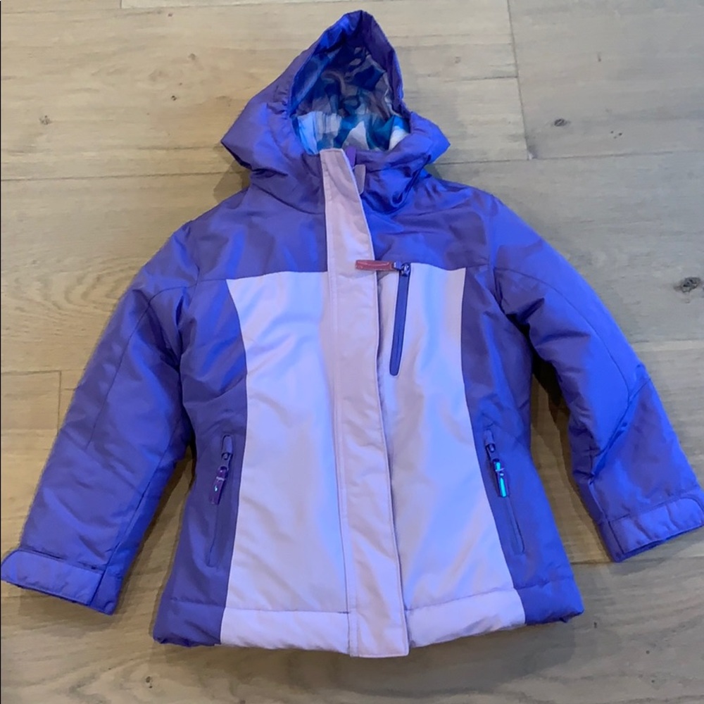Champion 3-in-1 Girls Purple Snow Jacket - XS 4-5
